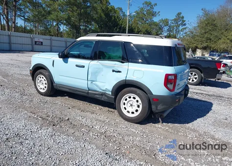 2025 Ford Bronco Sport Heritage z USA, uszkodzony, nr VIN 3FMCR9GN5SRE27598